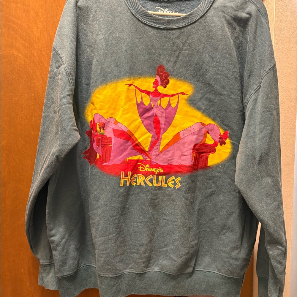Disney Youth Hercules Graphic Sweater NWOT